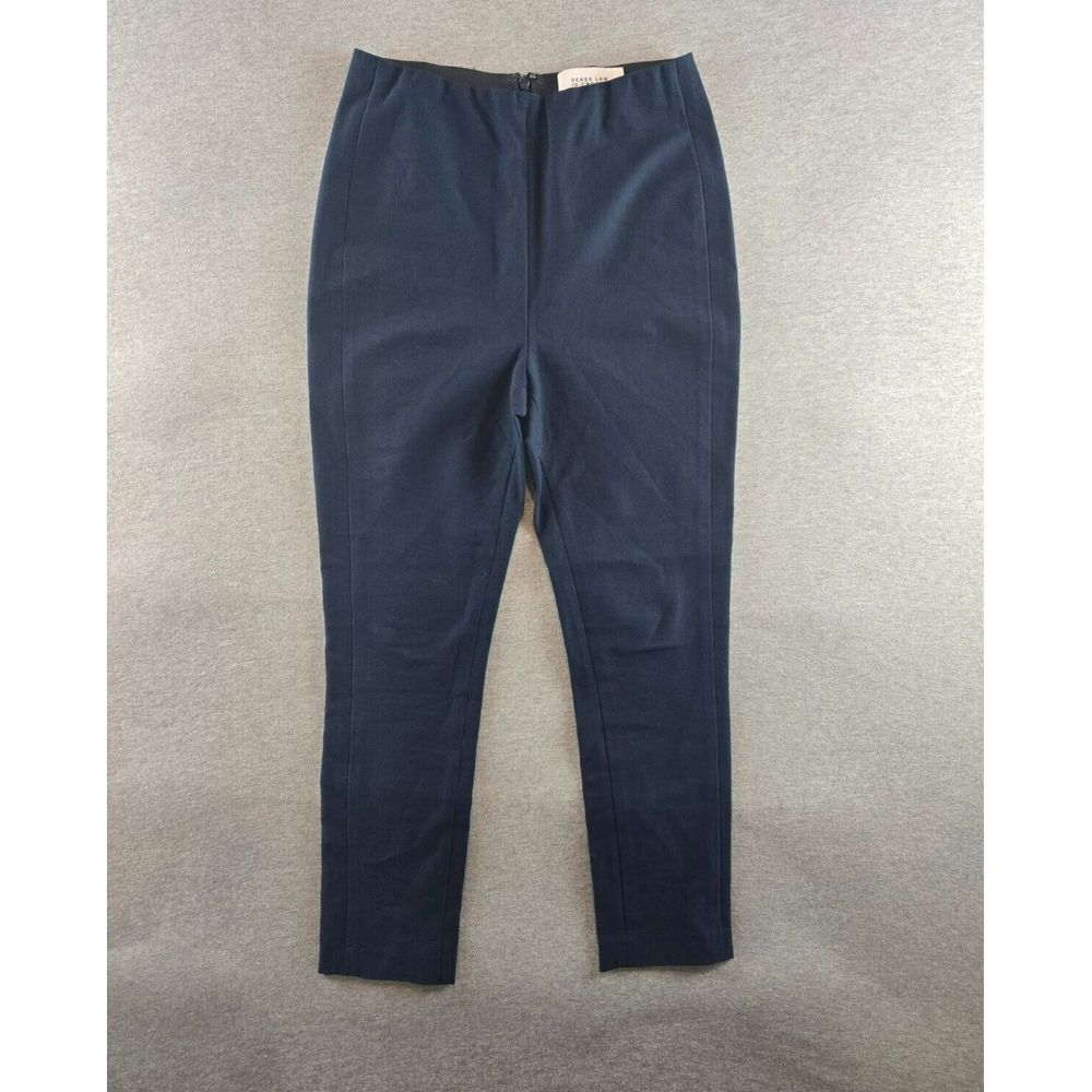 Derek Lam 10 Crosby Womens High‎ Rise Creased Dress Pants Navy Cotton Size 4